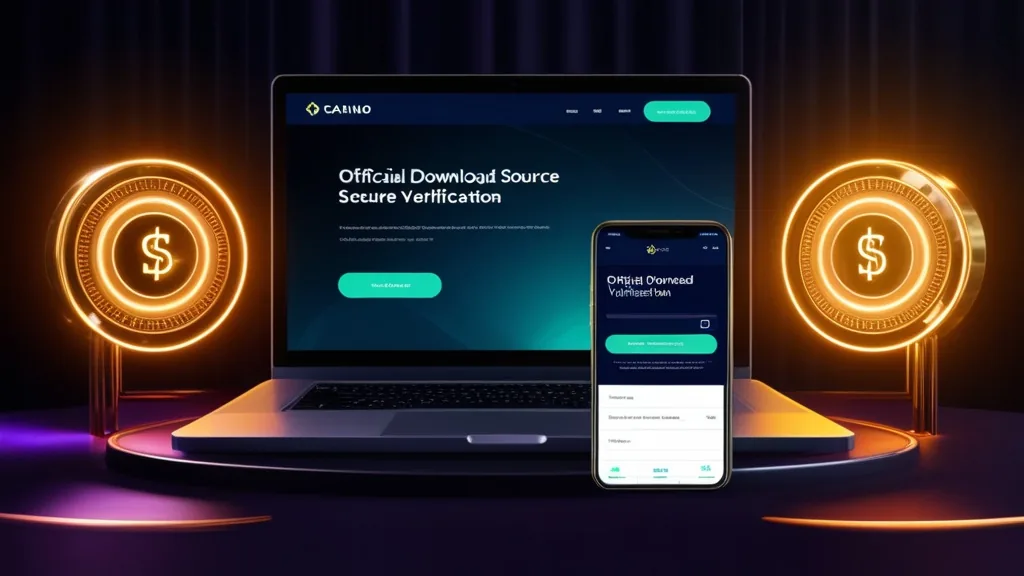 Überprüfung offizieller Download-Quellen auf Smartphone und Webseite