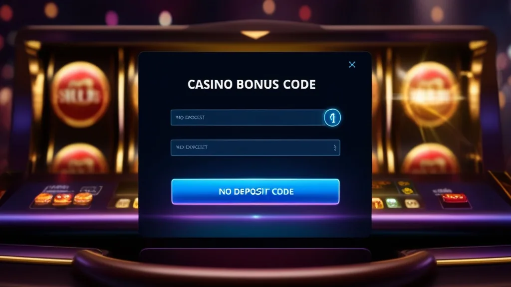 Bonuscode-Eingabefeld im Casino-Konto mit hervorgehobener Freischaltung